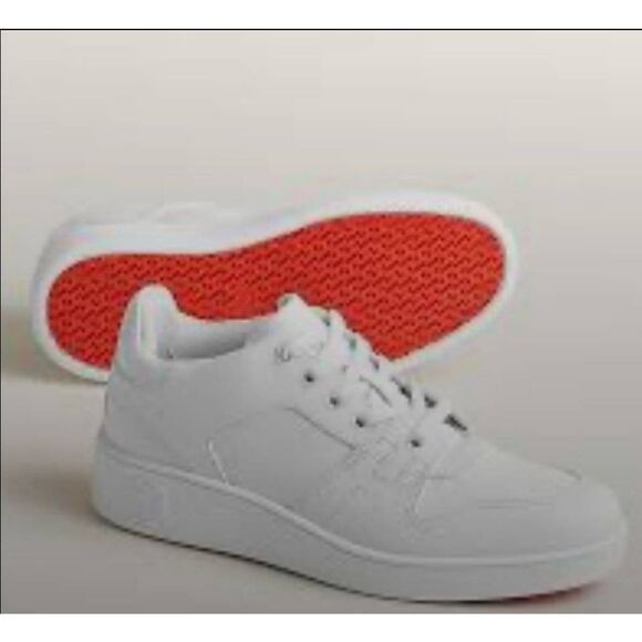 Hermes FREE EPSOM CALFSKIN / CALFSKIN WOMEN'S SNEAKER 375 90 BLANC sneakers.use - Picture 1 of 5